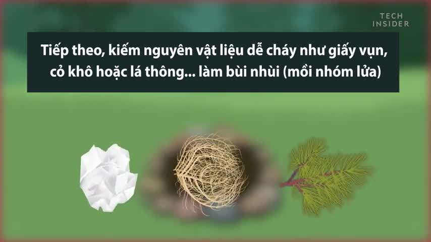 Bí quyết tạo và giữ lửa khi bị lạc nơi hoang dã