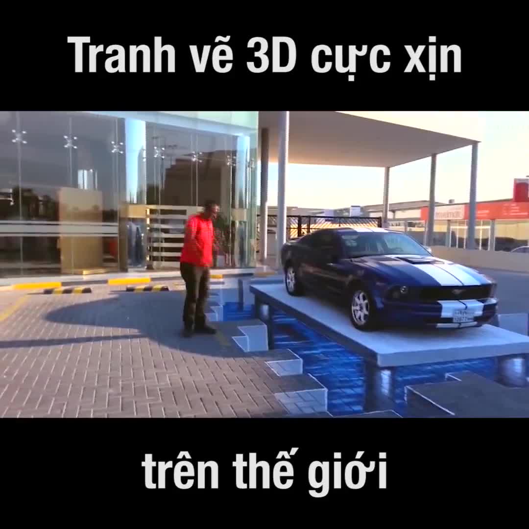 Tranh vẽ 3D nhìn như thật