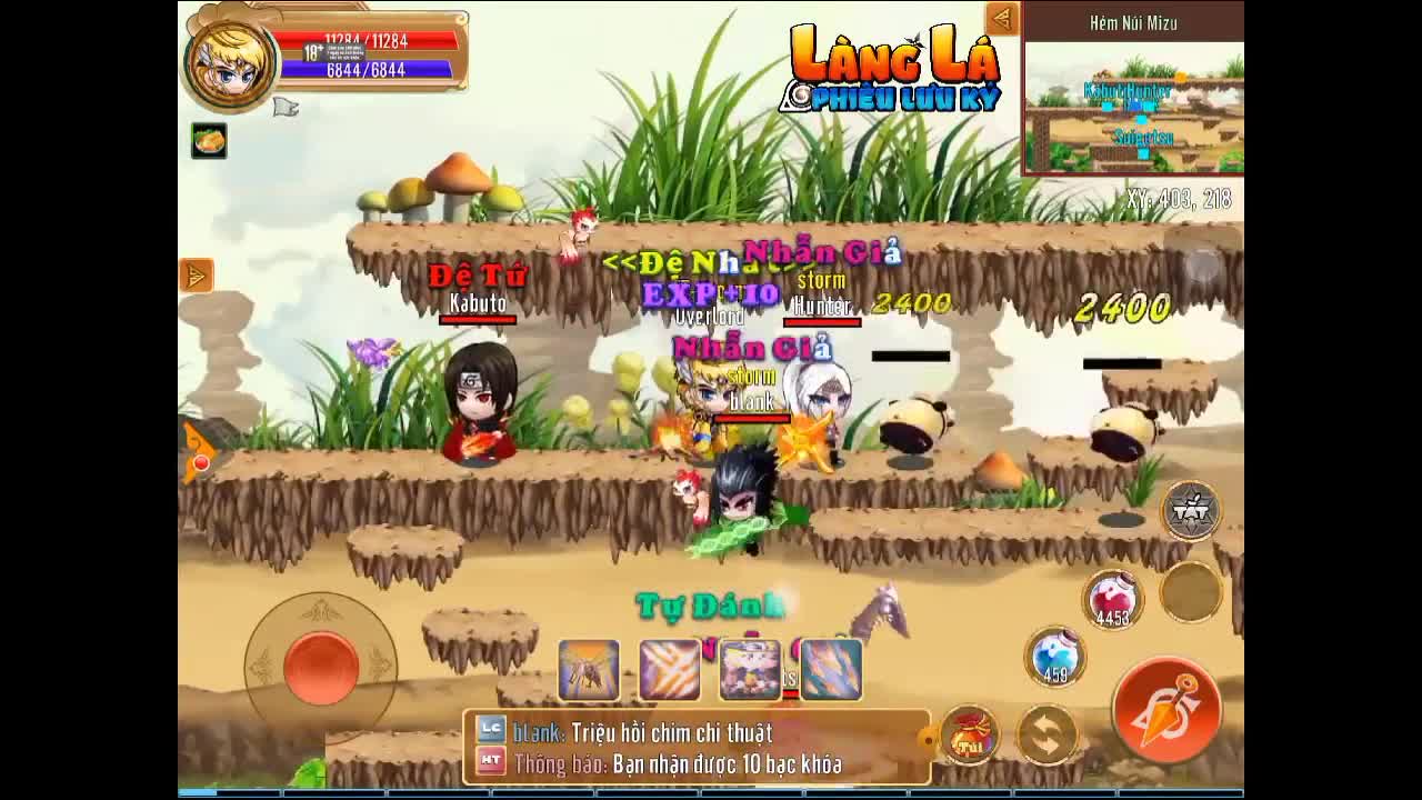 Giới thiệu game Làng lá phiêu lưu ký