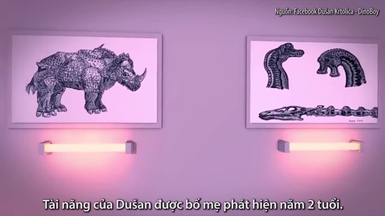 Biệt tài vẽ động vật không nhìn mẫu của thần đồng 15 tuổi