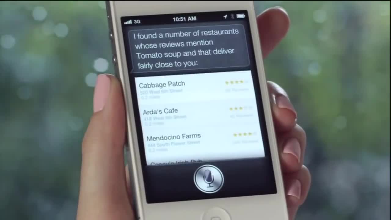 Zooey Deschanel iPhone 4S Siri commercial