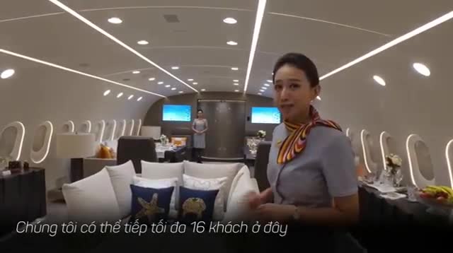 Có gì bên trong tòa lâu đài bay“ dành cho đại gia có giá 1,6 tỷ đồng cho mỗi giờ bay