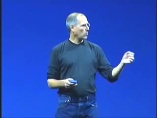 Steve Jobs presents the iTunes Phone
