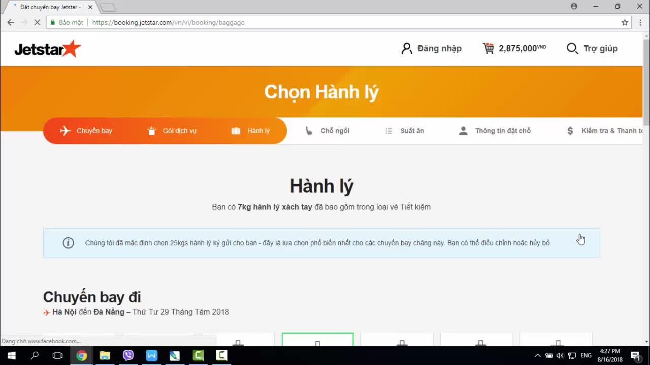 Hướng dẫn cách đặt vé máy bay Jetstar