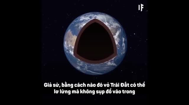 Trái Đất sẽ ra sao nếu chỉ có lớp vỏ rỗng