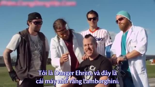 Tái mặt xem dân chơi nhổ răng bằng Lamborghini