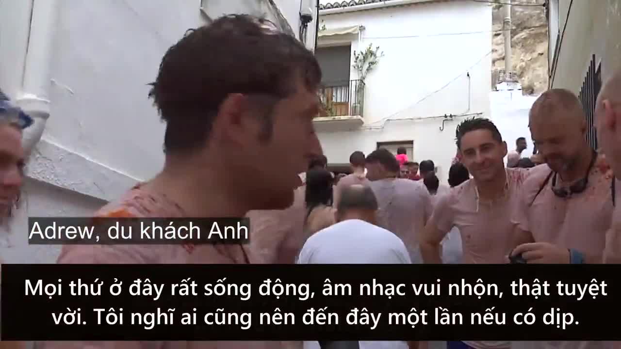 'Trận chiến thực phẩm' lớn nhất thế giới ở Tây Ban Nha