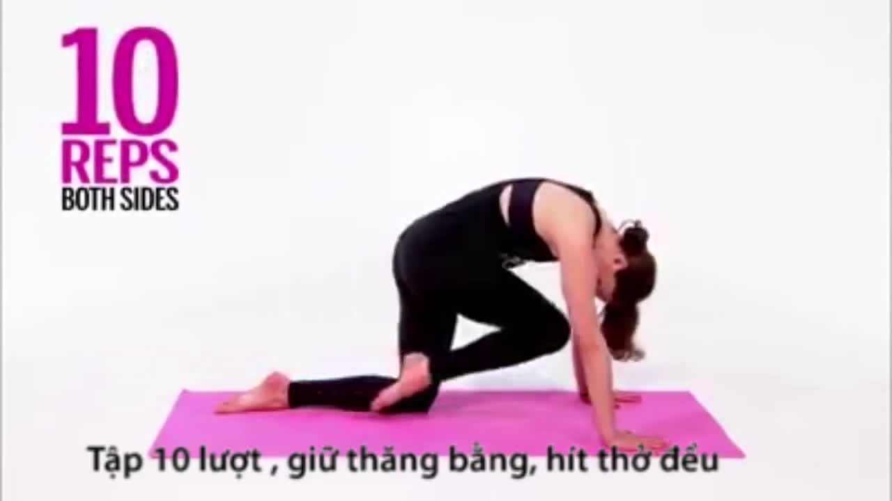 3 động tác giảm đau lưng cho người ngồi nhiều