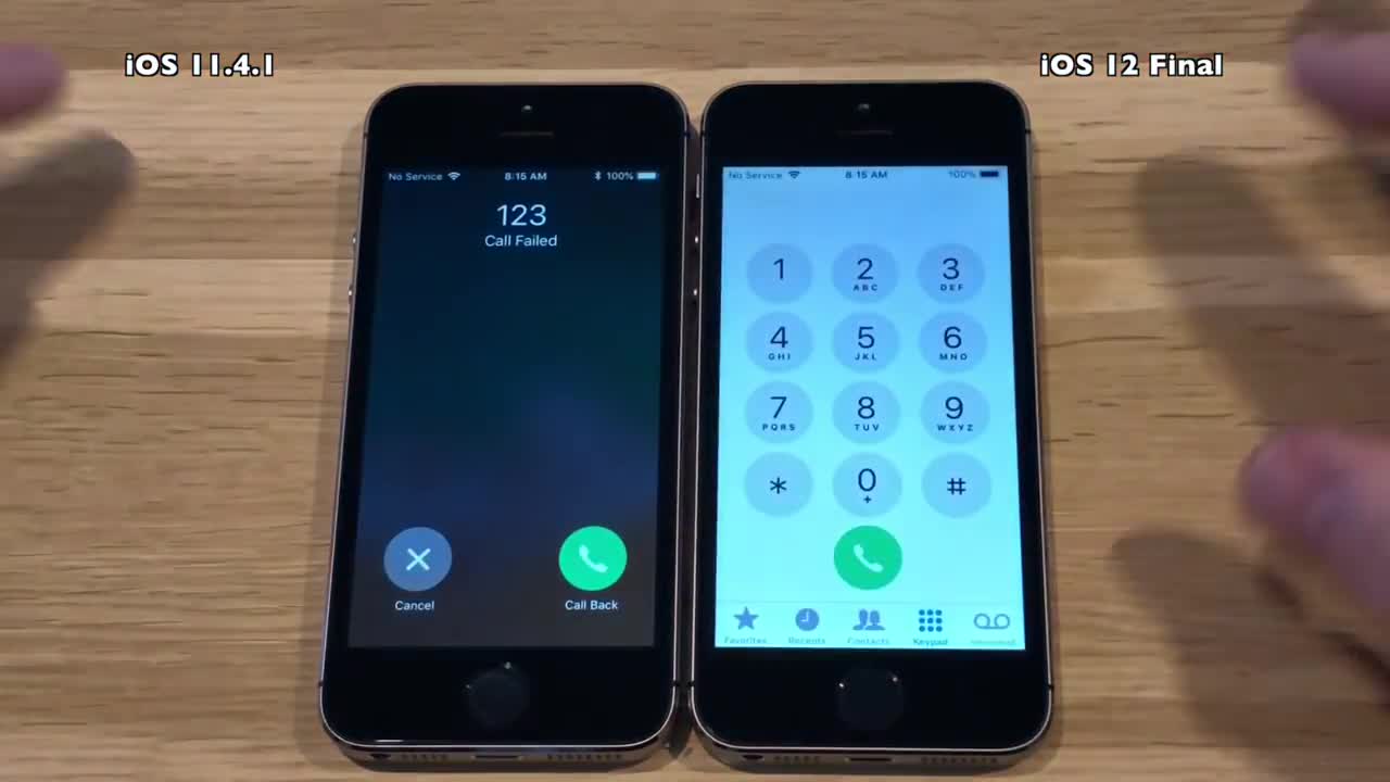 iPhone 5S iOS 12 Final vs iOS 11.4.1 Speed Test (Build 16A366)