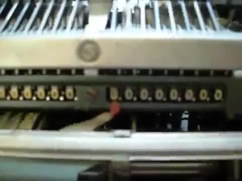 This is what happens when you divide by zero on a mechanical calculator