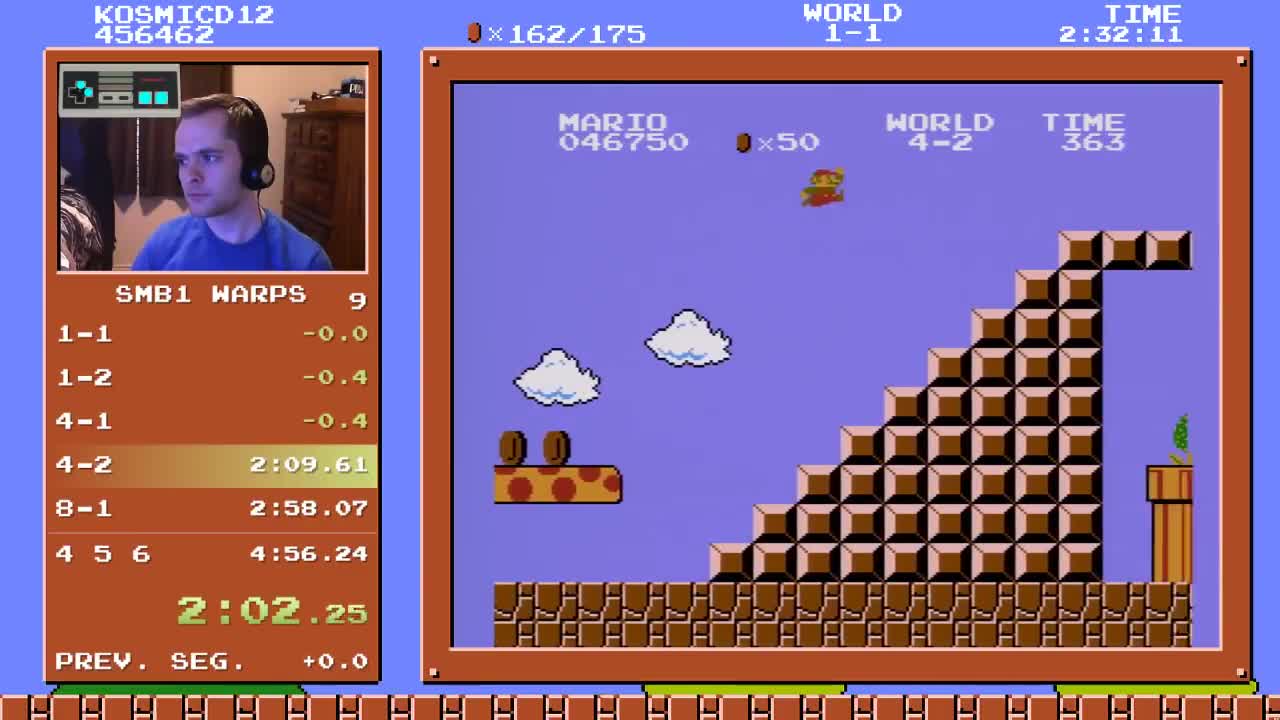 Super Mario Bros. Speedrun in 4,55.913