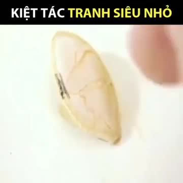 Một kiệt tác vẽ tranh siêu nhỏ