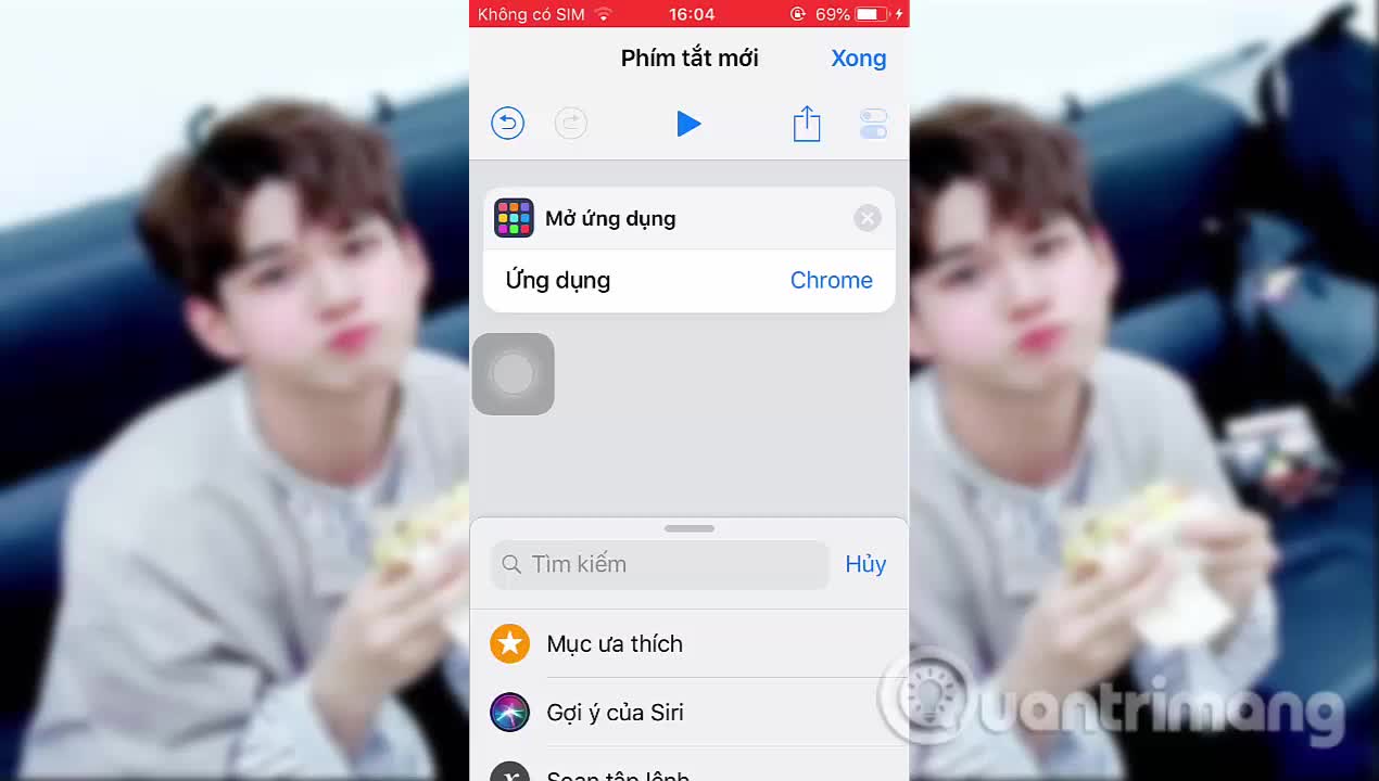 Truy cập nhanh ứng dụng trên iPhone