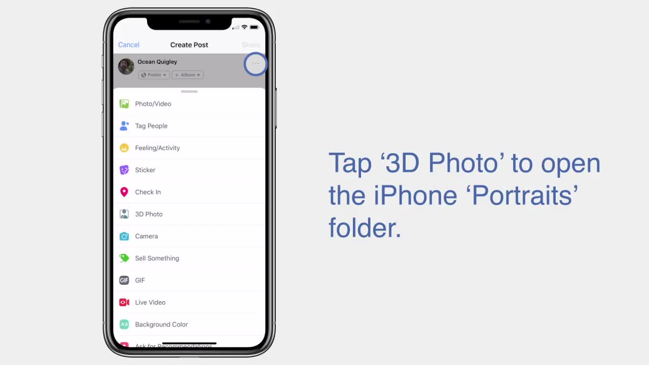 How to create 3D Photos