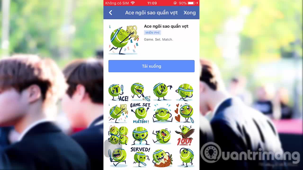 Cách đăng status sticker Facebook