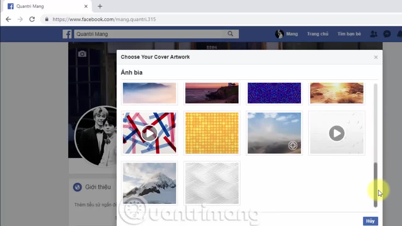 Cách tạo cover video Facebook