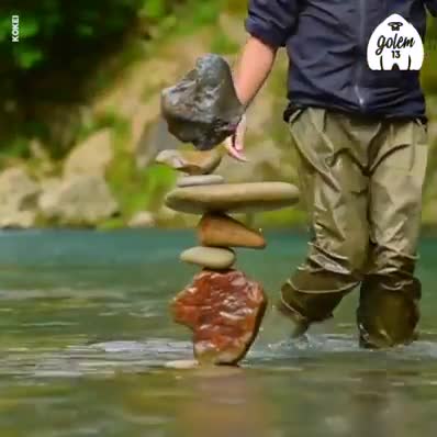 Nghệ thuật xếp thăng bằng hãy thử xem biết đâu bạn làm được