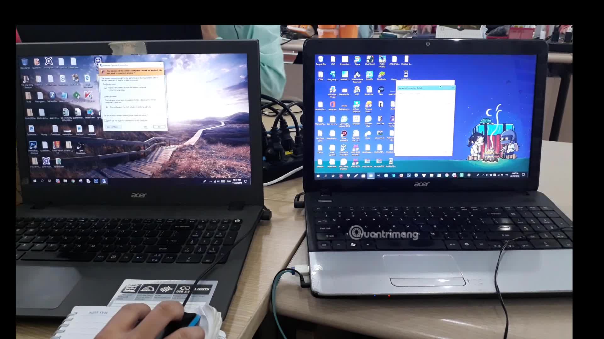 Truy cập máy tính bằng Remote Desktop