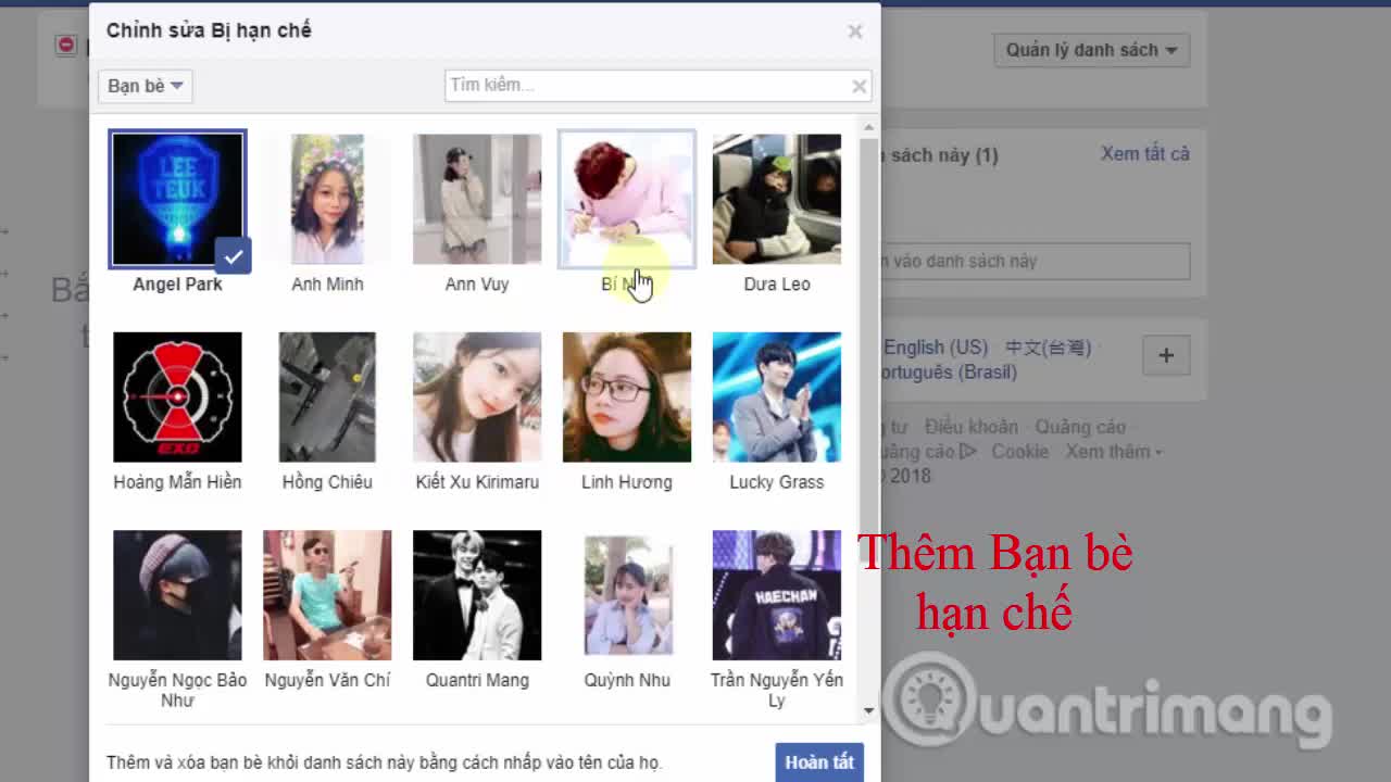 Cách hạn chế người xem bài đăng trên Facebook