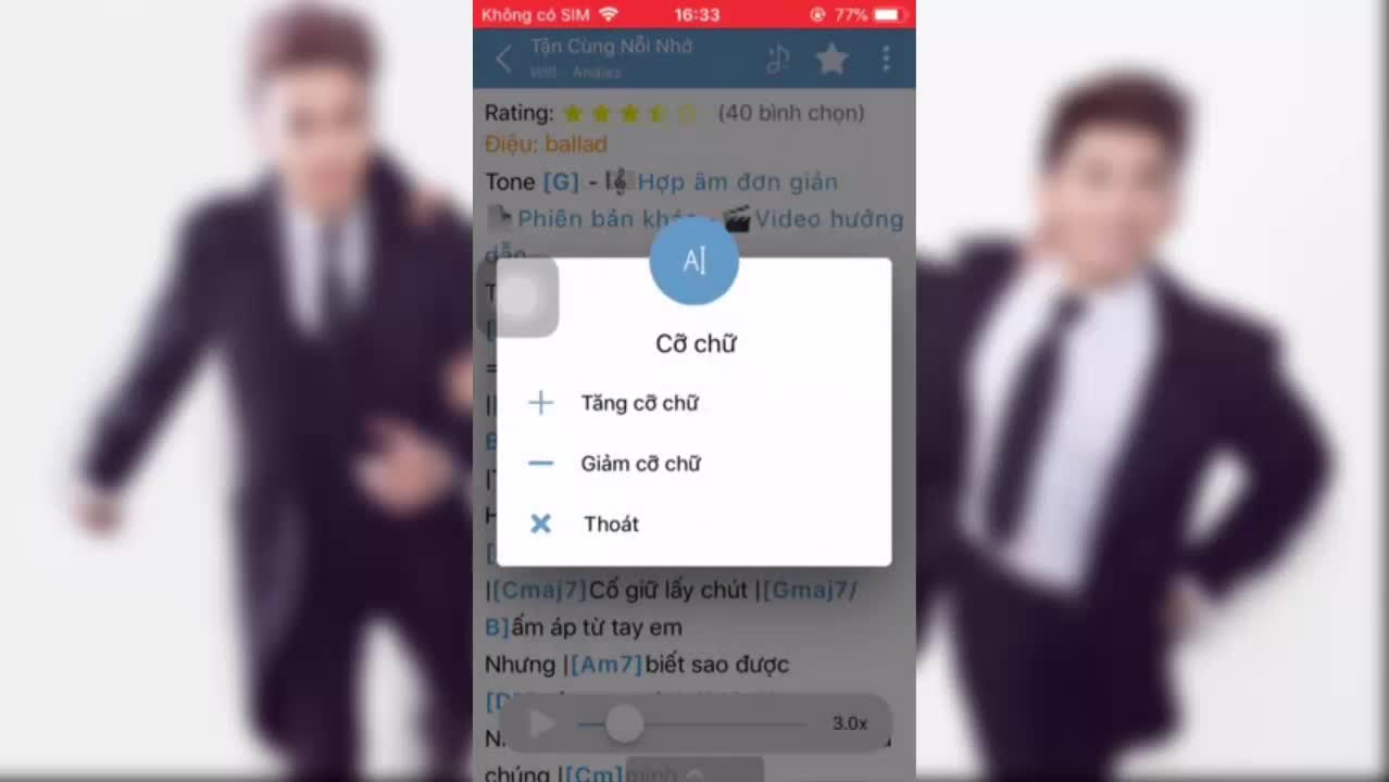 Cách chỉnh sửa hợp âm trên ứng dụng Hợp Âm Chuẩn 