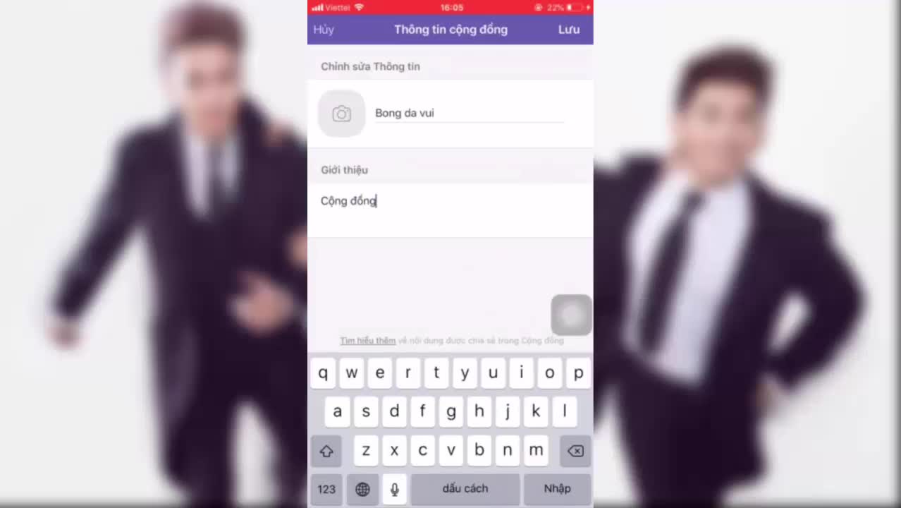 Hướng dẫn tạo nhóm chat cộng đồng Viber trên mobile 