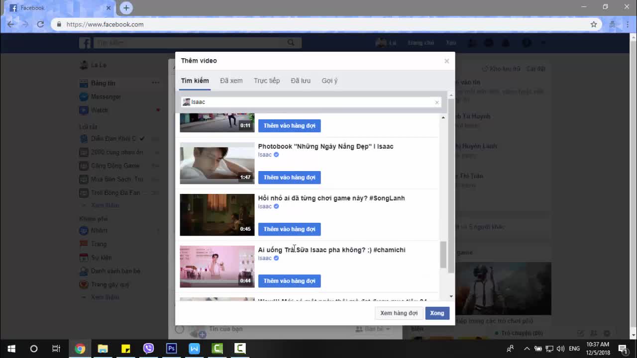 Hướng dẫn tổ chức buổi xem chung với Facebook trên máy tính
