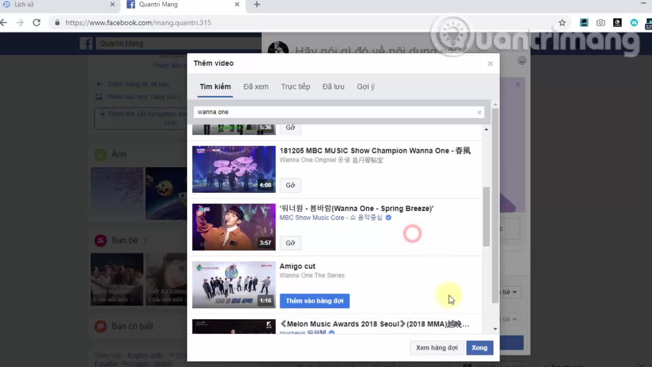 Cách xem chung video trên Facebook