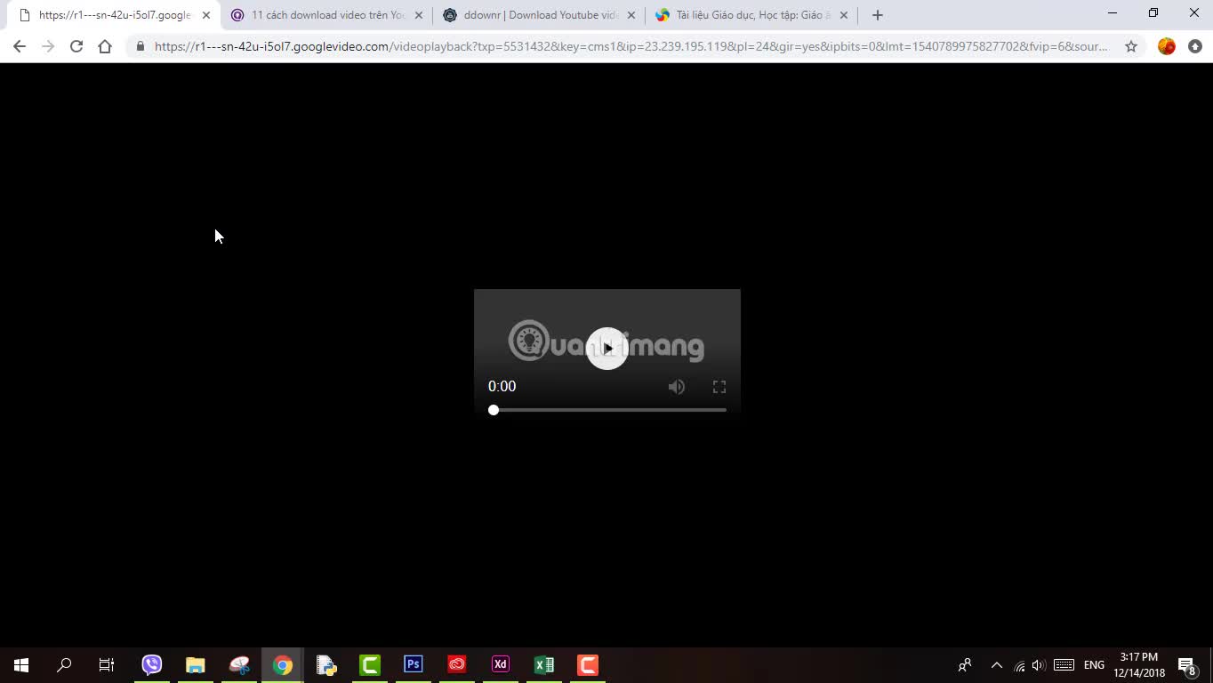 Hướng dẫn tải video YouTube