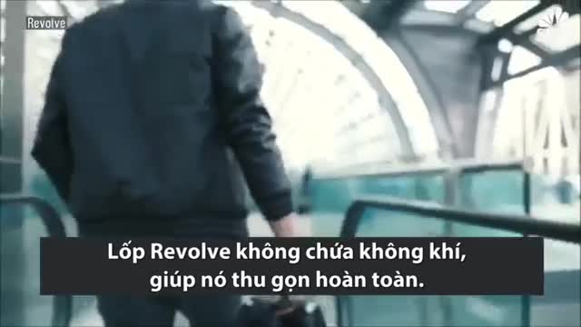 Bánh xe có thể gấp gọn và tháo lắp trong vài giây