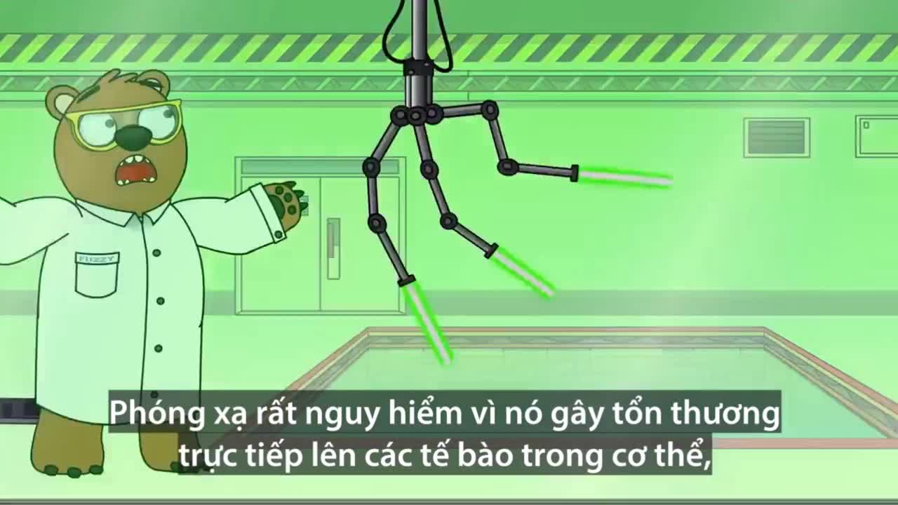 Tác động khi ở trong lò phản ứng hạt nhân đang tan chảy