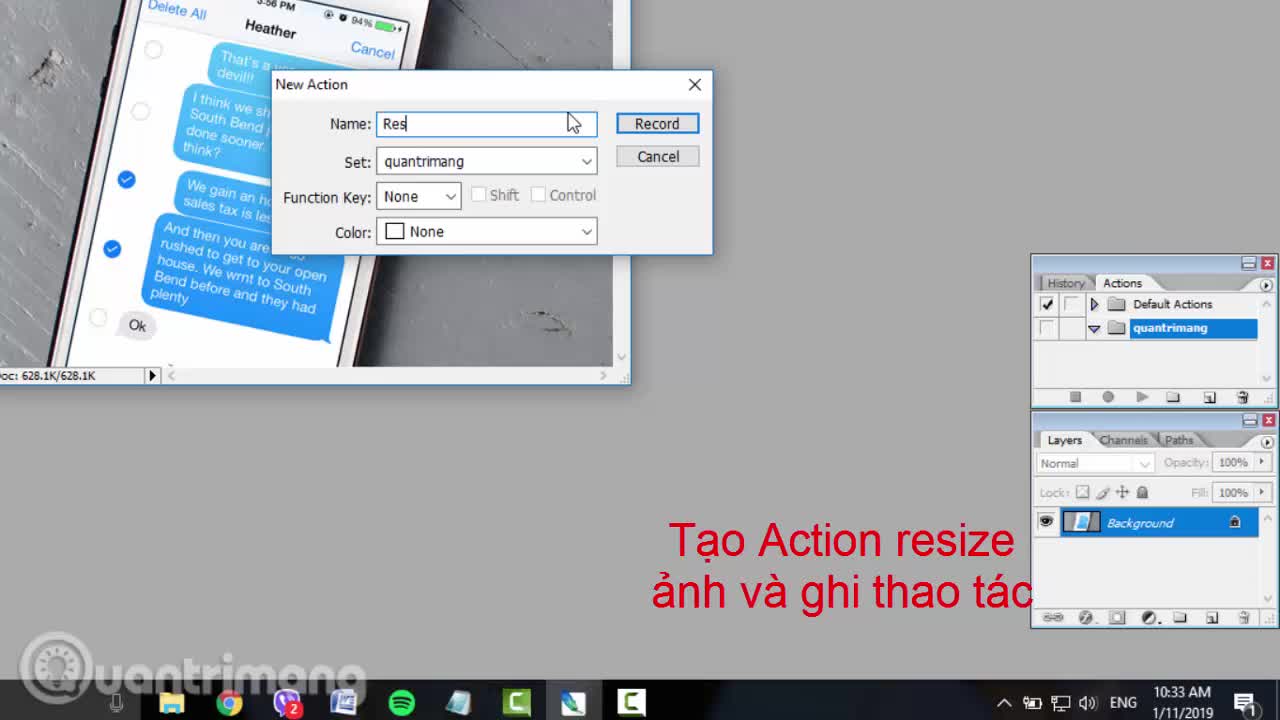 Cách resize nhiều ảnh cùng lúc trên Photoshop
