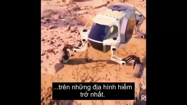 Cận cảnh ôtô có thể đi bộ, leo trèo đầu tiên trên thế giới