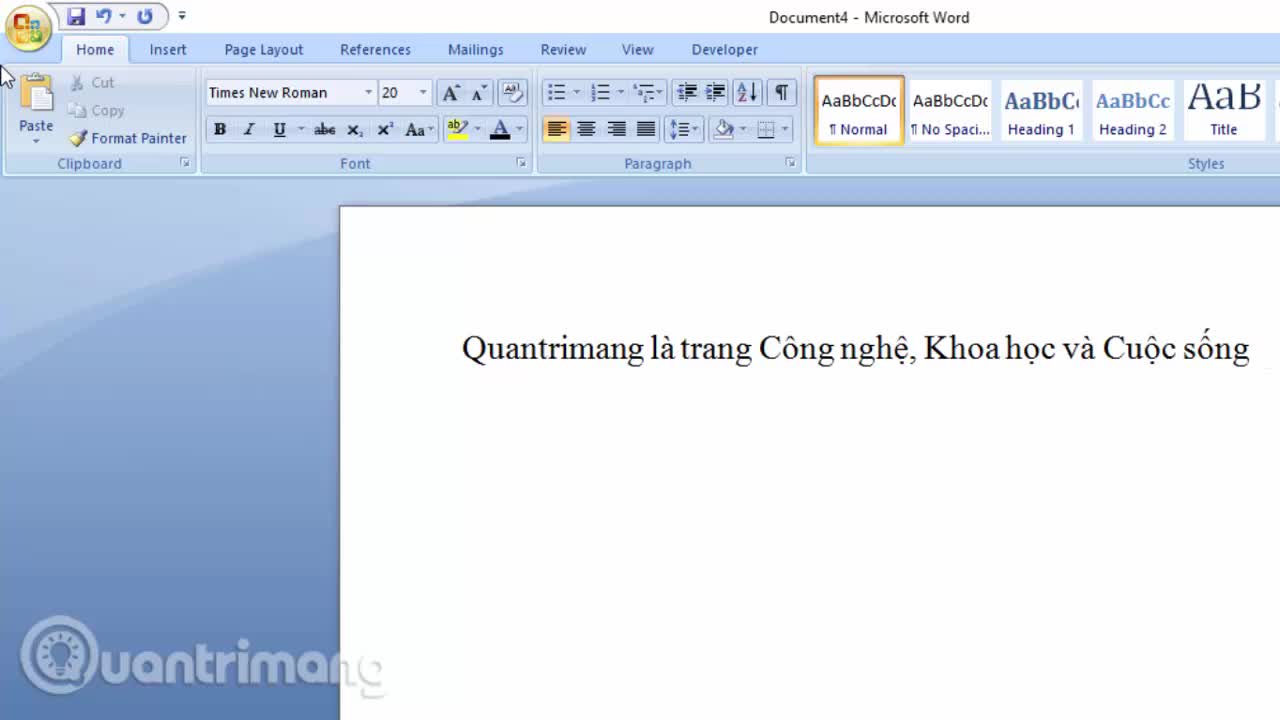 Cách thiết lập Auto Correct trong Word