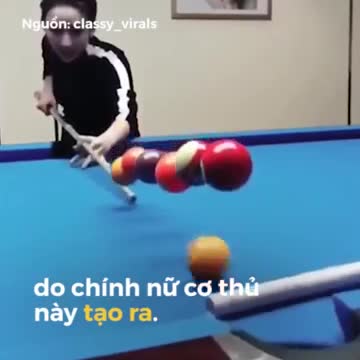 Đường cơ ảo diệu của 'nữ thần' bida Trung Quốc