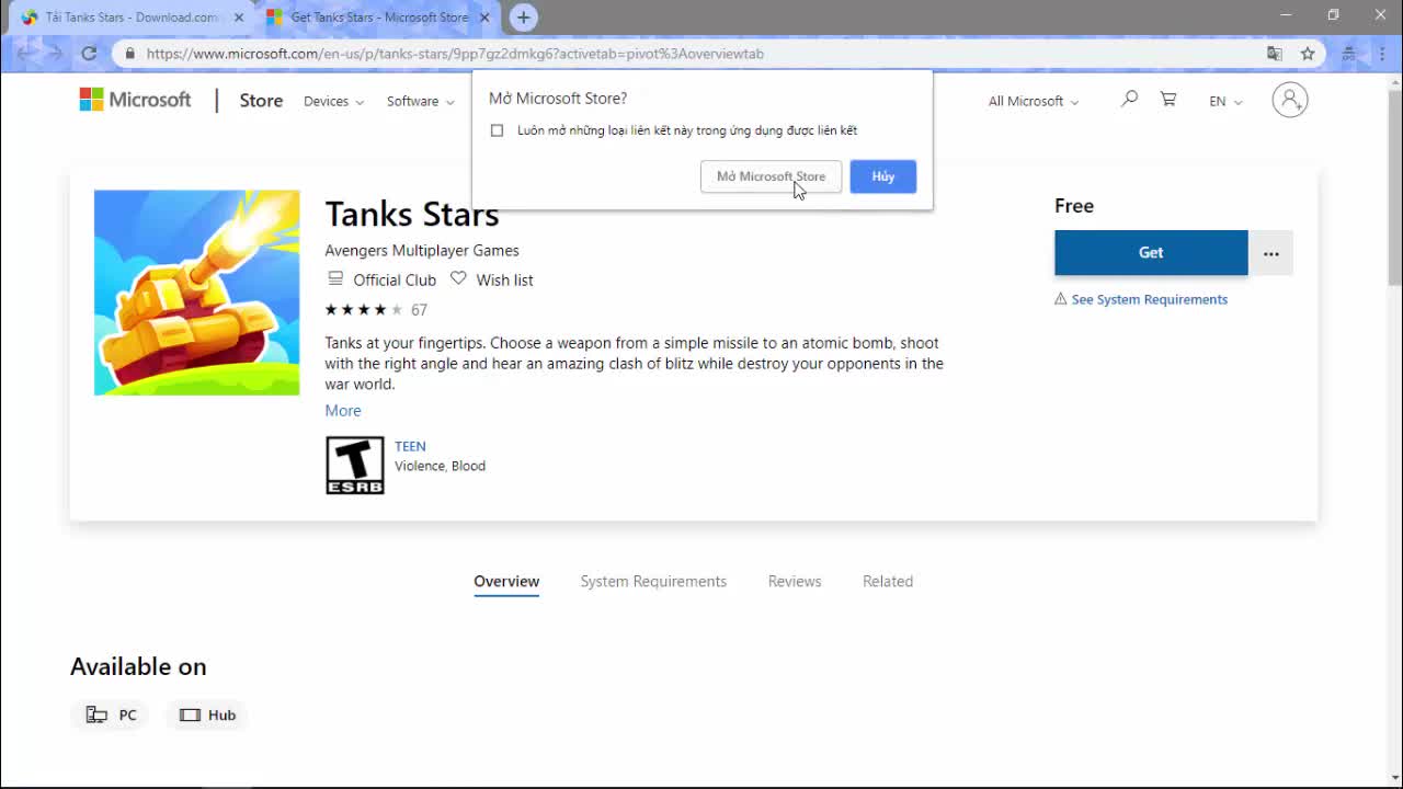 Hướng dẫn cài đặt game Tanks Stars