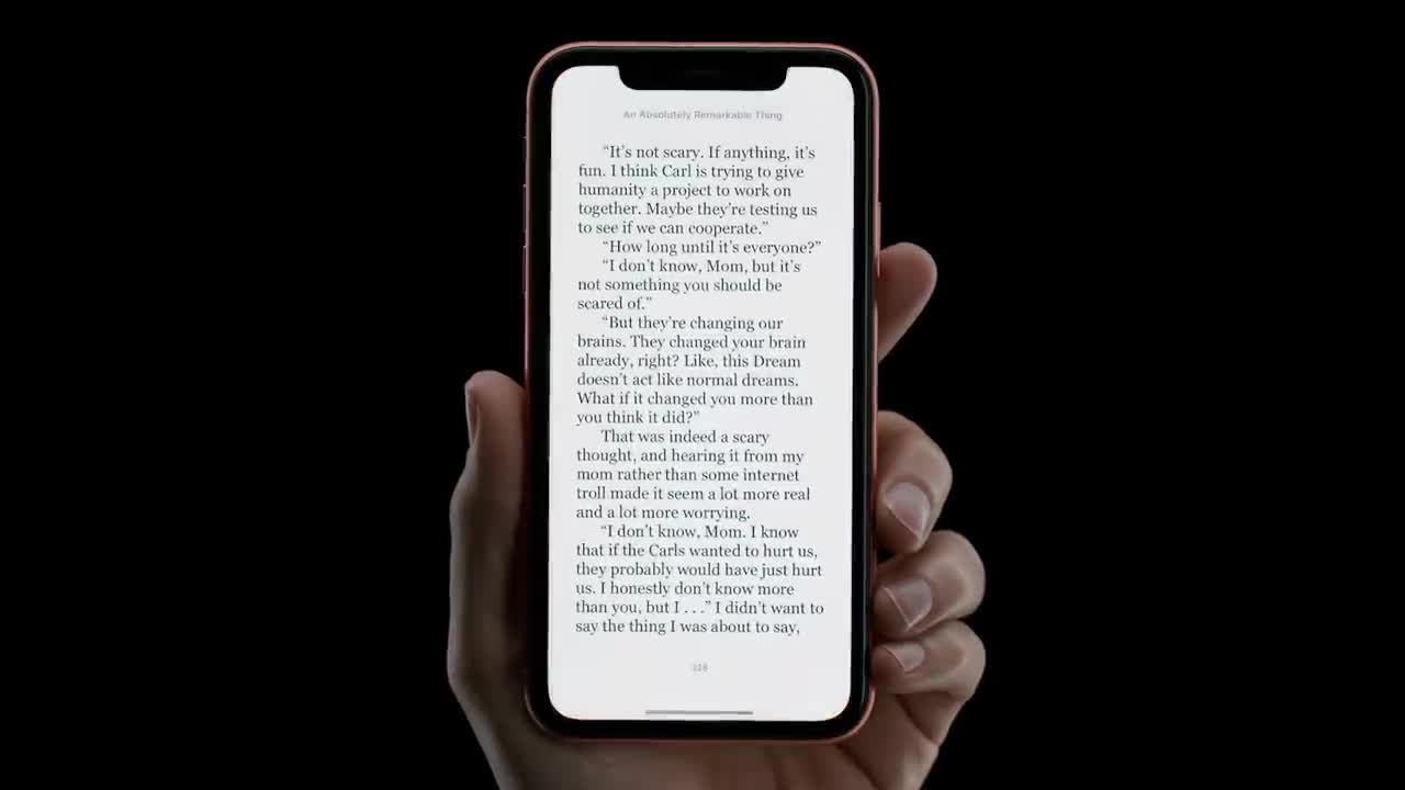 iPhone — Hear what you read — Apple