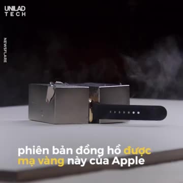 Dùng 2 nam châm đập nát Apple Watch bản Gold giá 10 000 USD