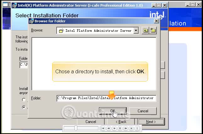 Cài đặt và kích hoạt Intel® Platform Administrator Server