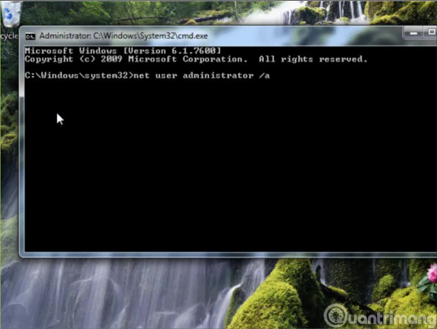 Kích hoạt tài khoản Administrator trên Windows 7
