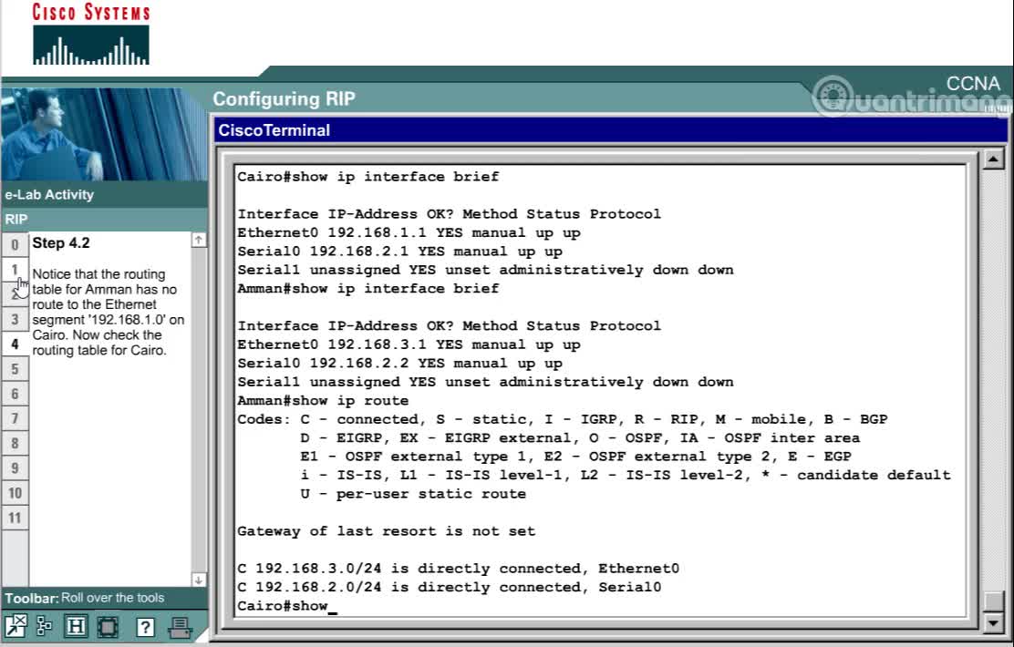 Cisco Lab - Cấu hình RIP