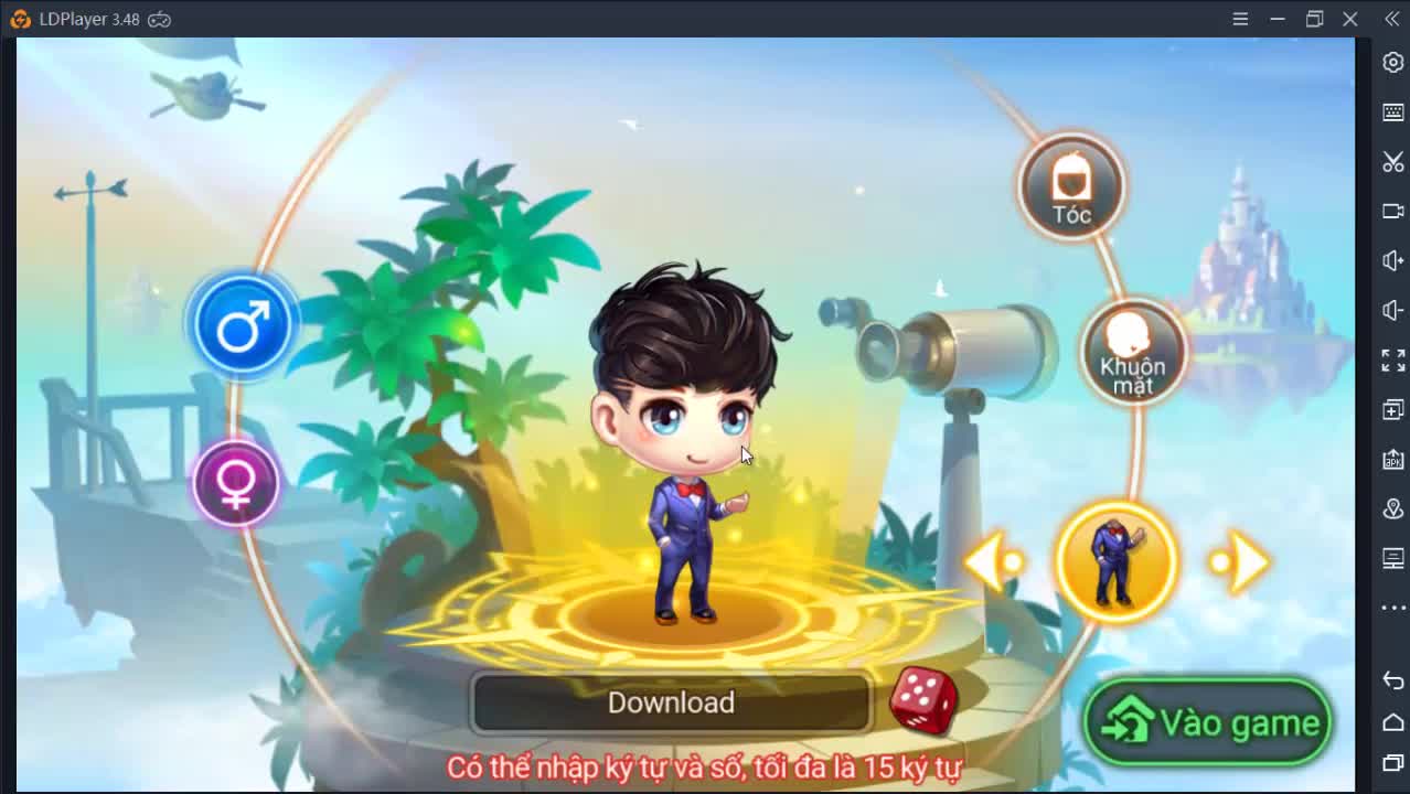 Hướng dẫn cài đặt và chơi DDTank trên giả lập Android