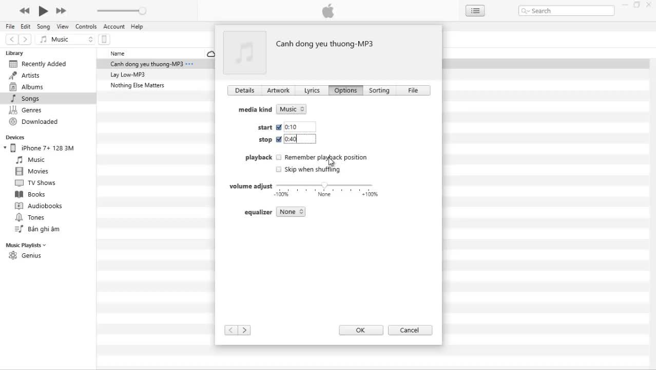 Cách tạo và cài nhạc chuông cho iPhone bằng iTunes