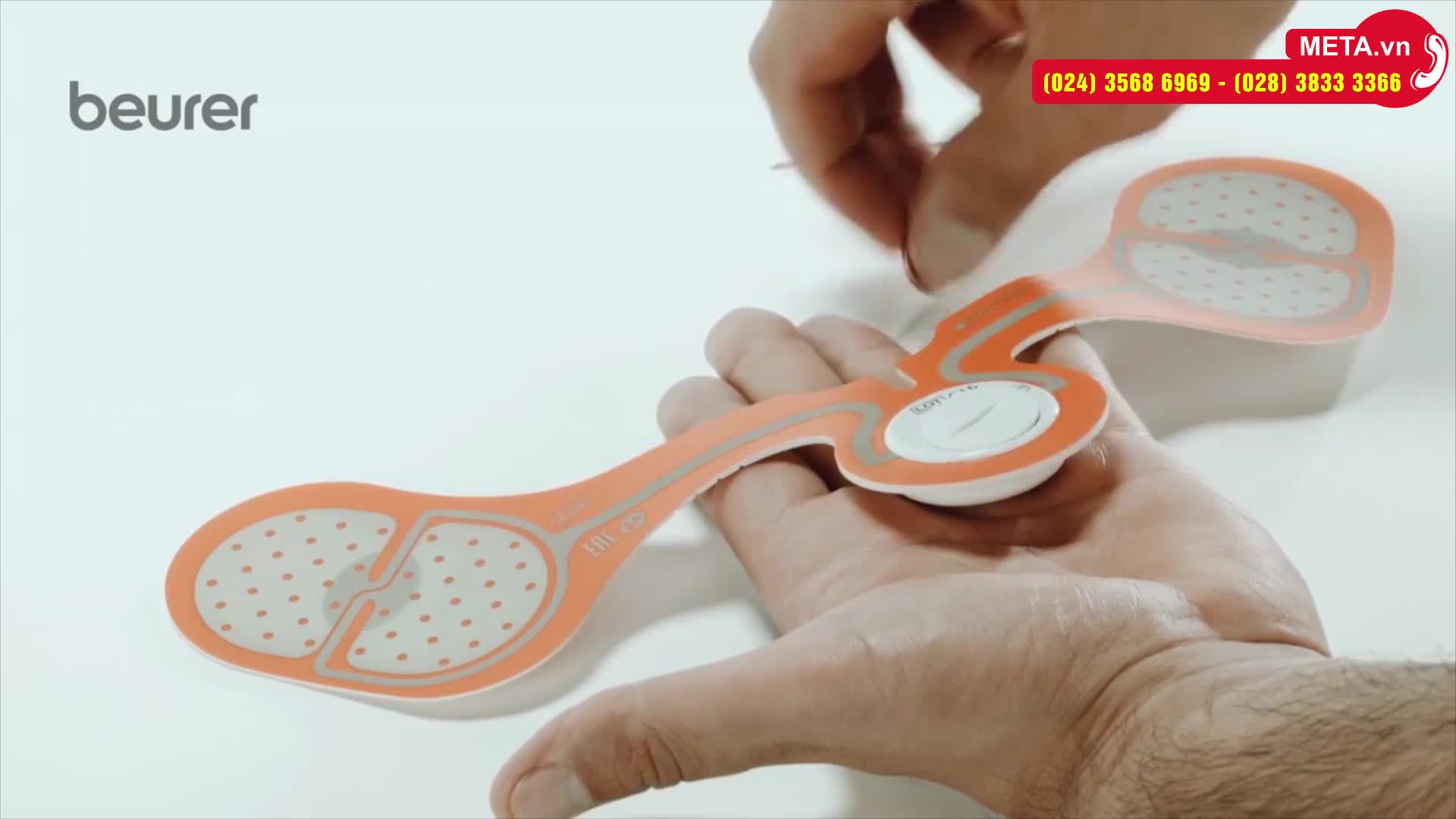 Cách sử dụng máy massage xung điện trị đau cổ vai gáy Beurer EM20