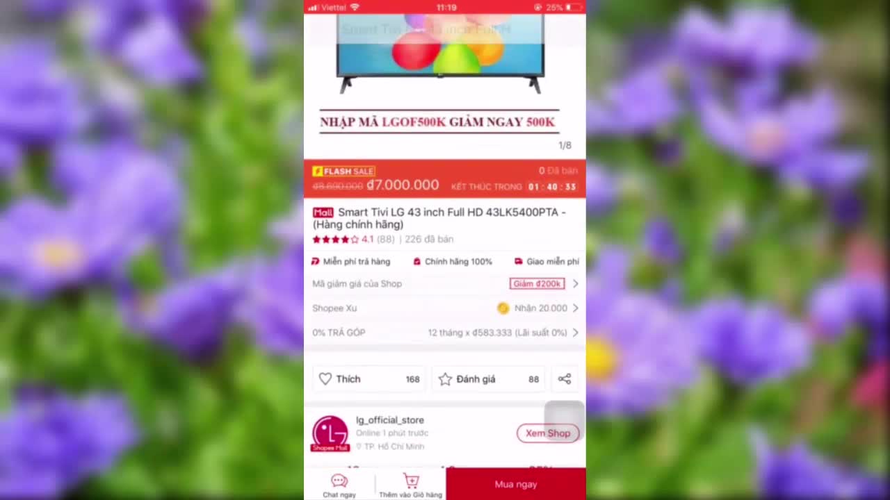 Hướng dẫn nhập mã giảm giá, mã free ship trên Shopee