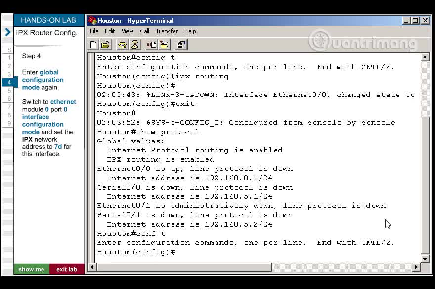 IPX Router Configuration