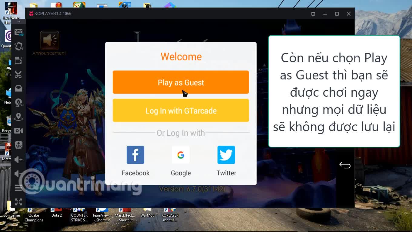Cách cài đặt và chơi Legacy Of Discord trên máy tính