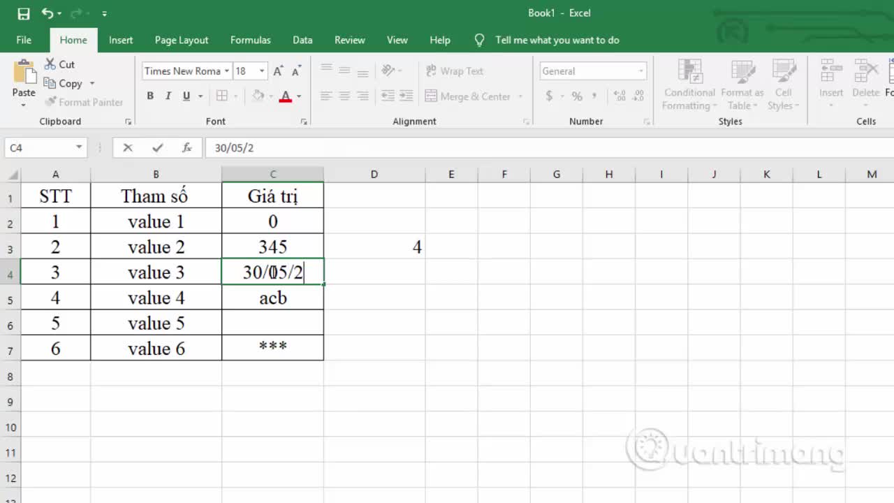 Cách dùng hàm COUNTA trong Excel