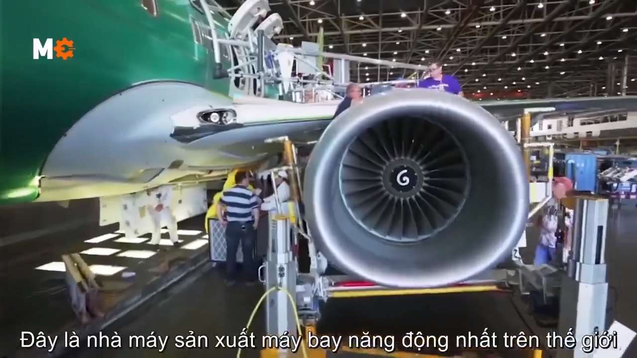 Quy trình lắp ráp một chiếc Boeing 737 trong 9 ngày