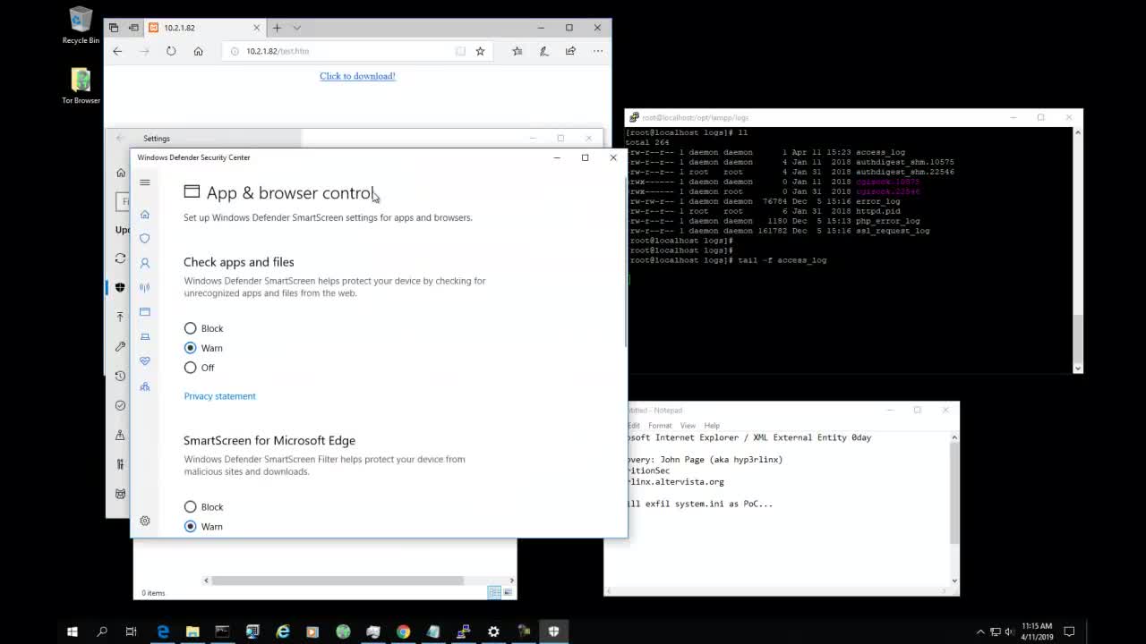 Internet Explorer XML External Entity Injection 0day