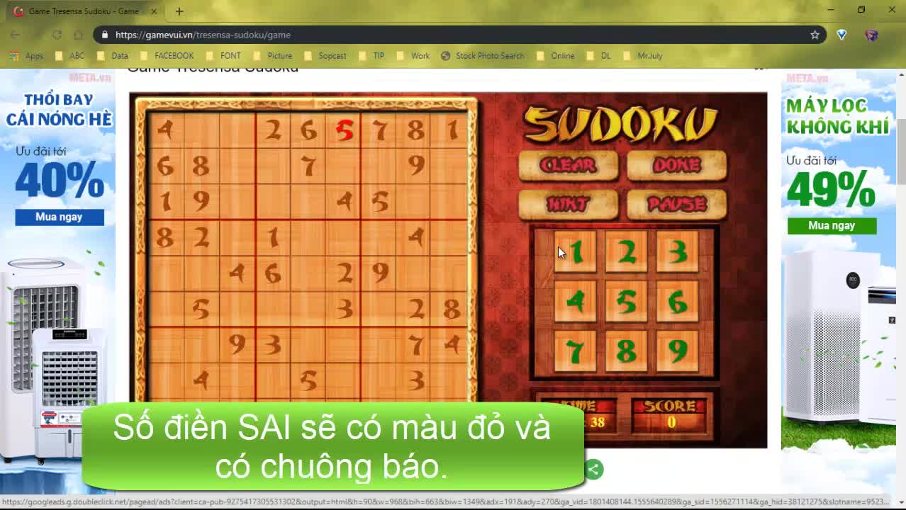 Cách chơi Sudoku cho người mới